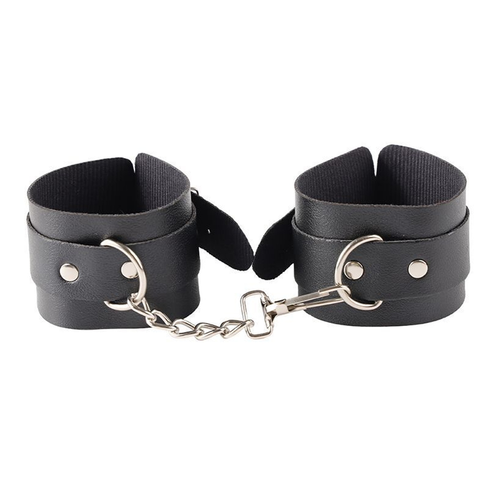 Черные наножники с металлическим креплением (Цвет: черный)