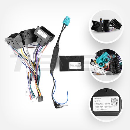 Комплект рамки с разъёмами 10"+can Mercedes Sprinter W907 2018-2024+ - Car-Smart 7296