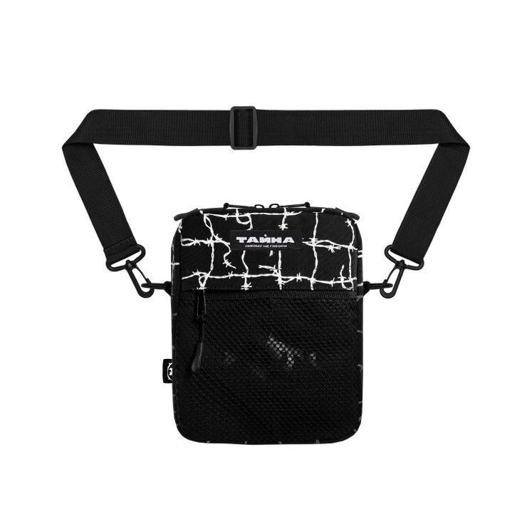 Сумка через плечо ТАЙНА черный/колючка