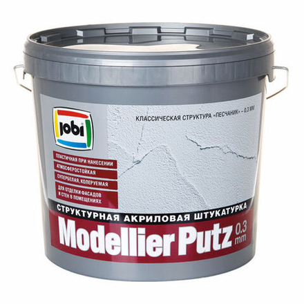JOBI ModellierPutz «Моделируемая» 0,3 мм структурная штукатурка