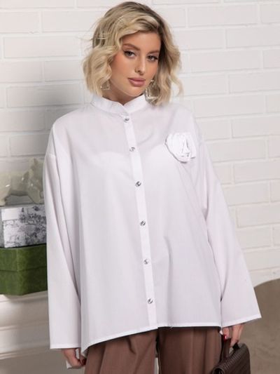 Блуза Луиза (белая) Б15187-39М LT Collection