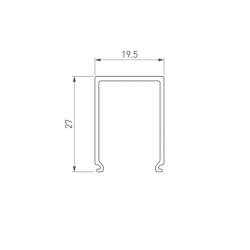 Экран ARH-WIDE-(B)-H20-2000 RCT Opal-PM (Arlight, Пластик) 018823