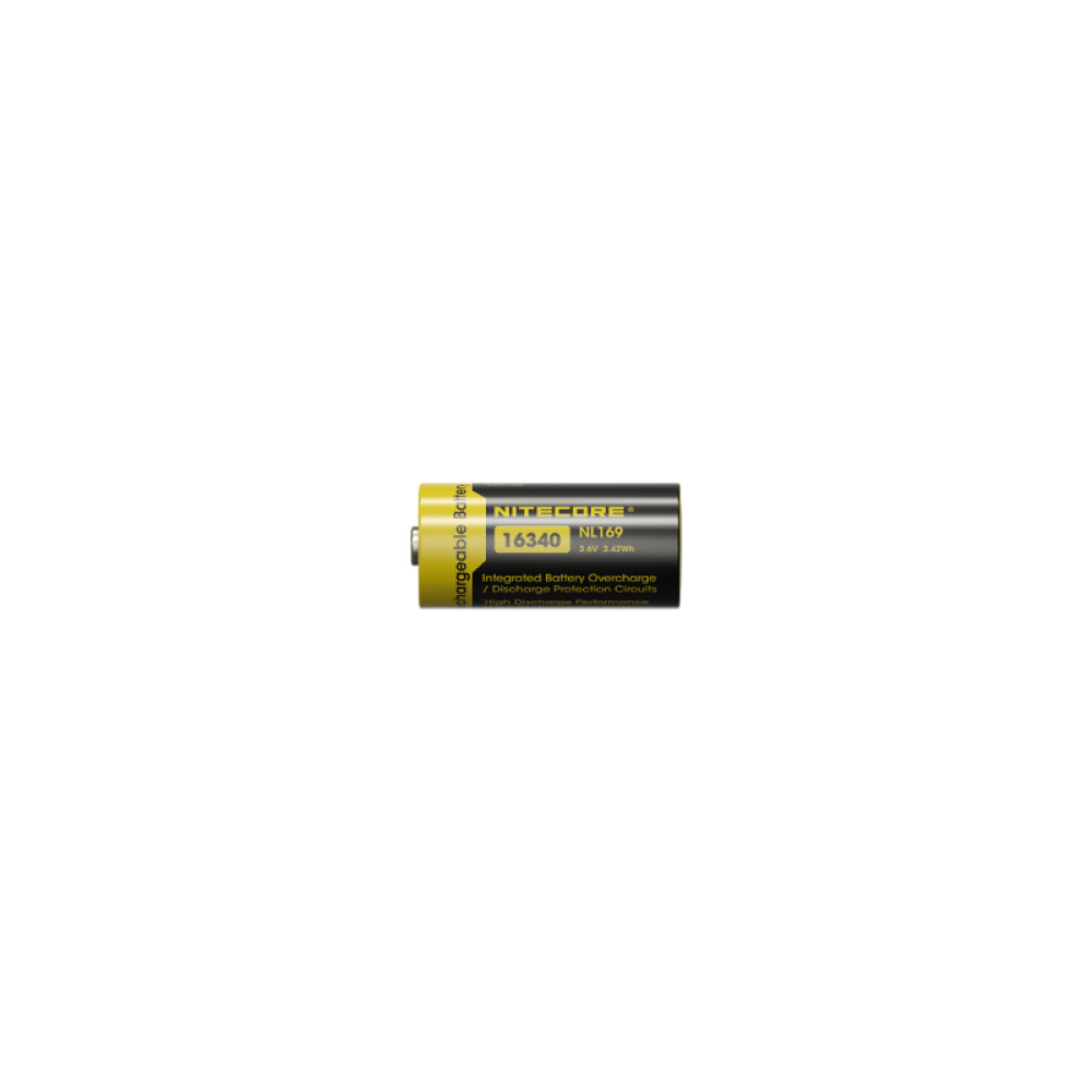 Аккумуляторная батарея Nitecore RCR123A/NL169 950Mah