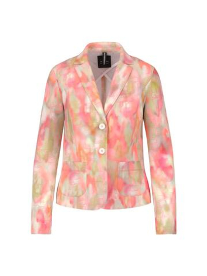 Marc Cain Блейзер из неопрена с принтом