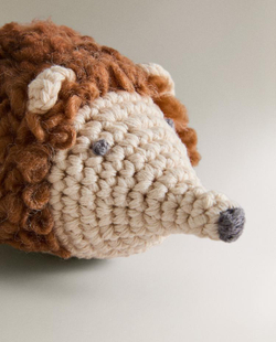 ZARA HOME ВЯЗАНАЯ ИГРУШКА ДЛЯ ДОМАШНИХ ЖИВОТНЫХ В ФОРМЕ ЁЖИКА