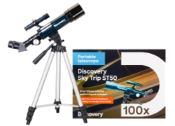 Телескоп Discovery Sky Trip ST50 с книгой