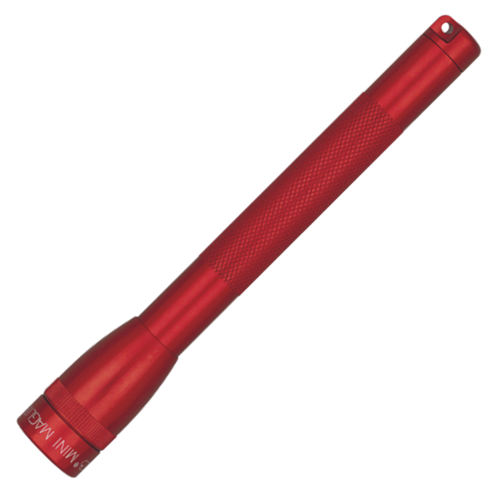 Фонарь Maglite Mini 2AAA модель M3A 032 красный в коробке