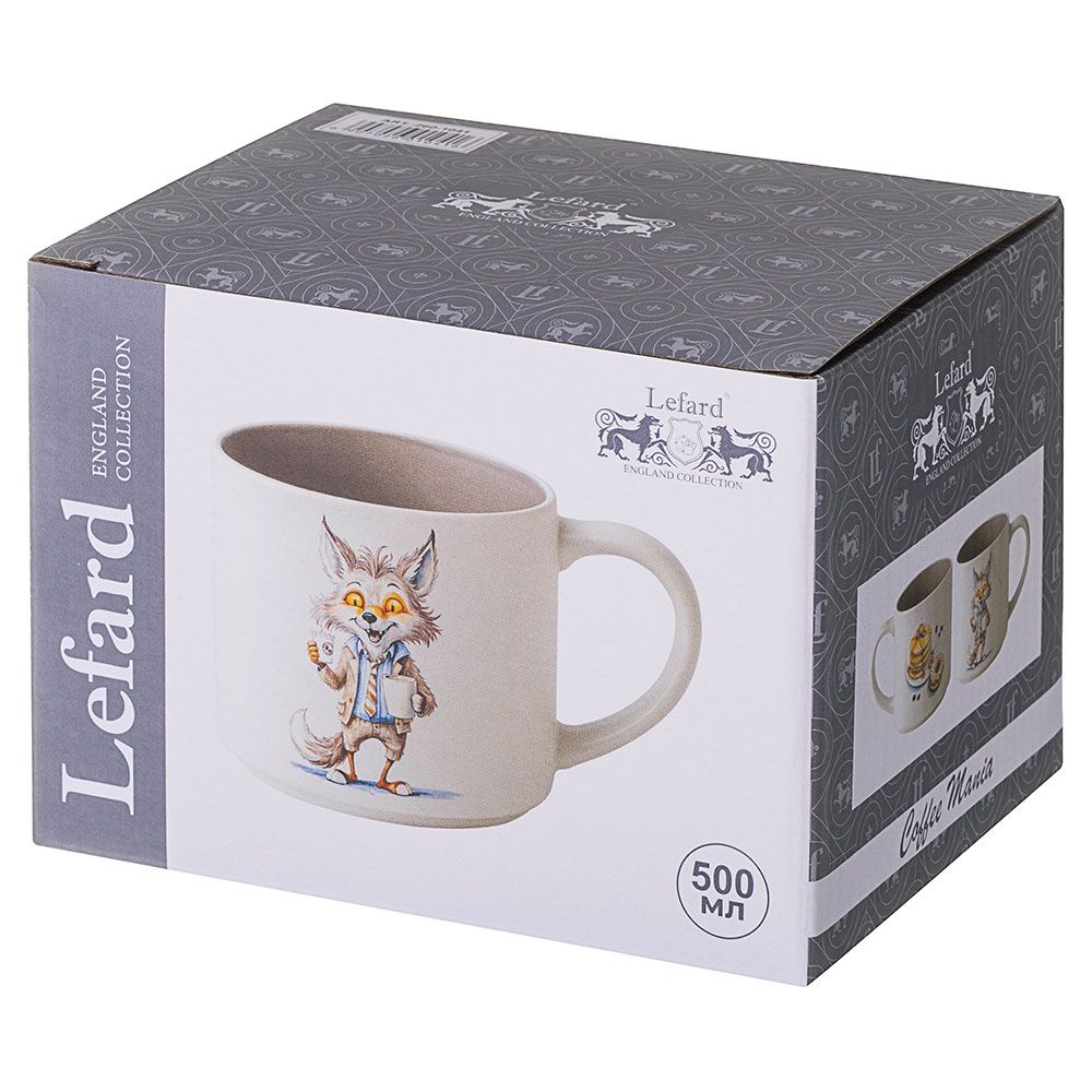 КРУЖКА LEFARD "CRAZY COFFEE" 500МЛ