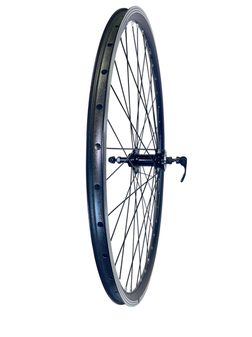 Колесо заднее 28-29" TRIX ал. дв.  чер. / Втулка: ал. ДИСК трещ. эксц. чер. 14876