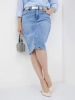 Юбка джинсовая прямая