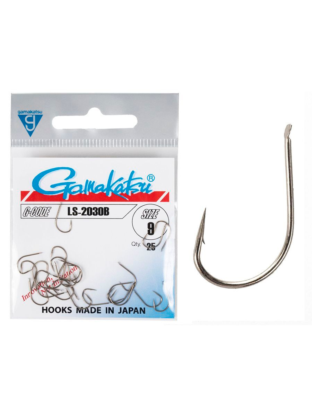 Крючки Gamakatsu LS-2030B NEW LABEL HOOKS BRONZE размер 08 (упк.15шт.)