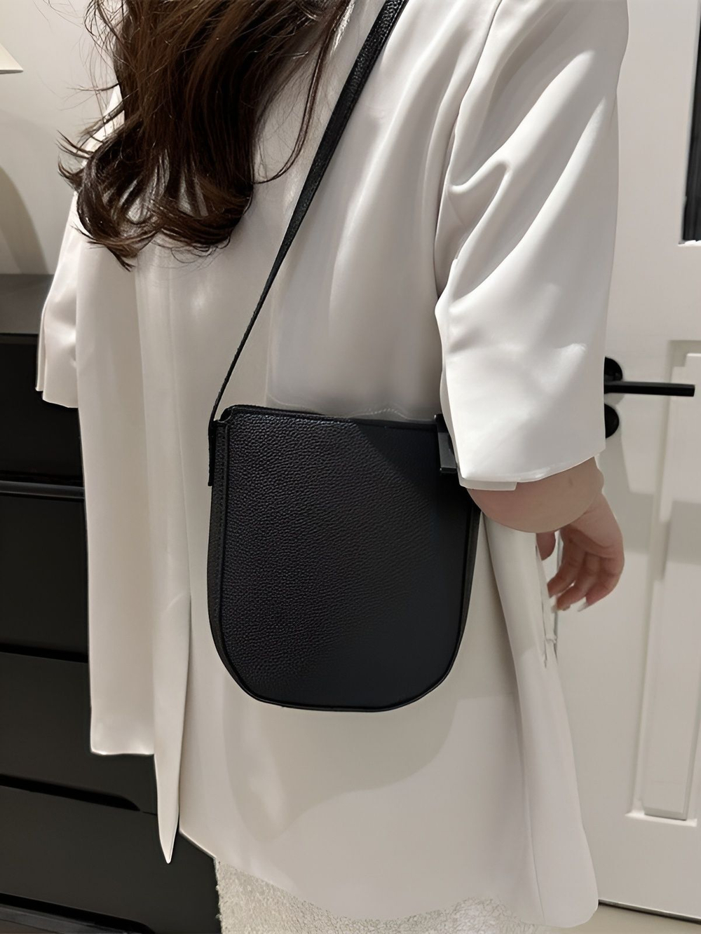 сумка женская натуральная кожа через плечо кросс боди маленькая