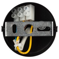 Светильник подвесной (подвес) ЭРА PL18 BK/GR MR16 GU10 потолочный цилиндр черный, серый | Подвесные светильники