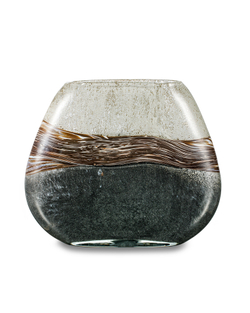 Ваза стеклянная 23х6.5х19см Rasteli Поток