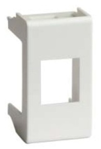 Адаптер для информационных разъемов KEYSTONE, «Viva», 1 мод., белый