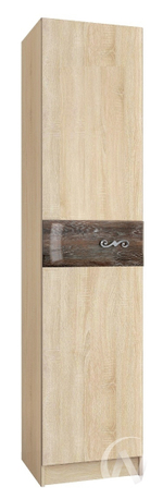 Пенал Спальня Мадлен (дуб сонома/дуб шале мореный)