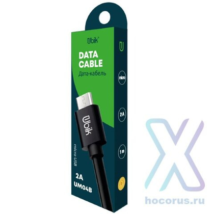 Кабель 1m USB/Micro 2A UM04B Ubik black