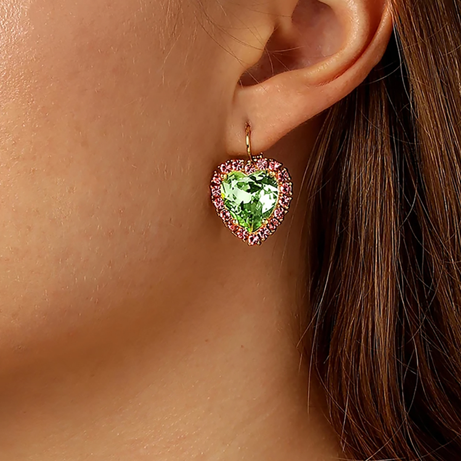 Серьги Dyrberg Kern FELICIA SG GREEN / ROSE 420055