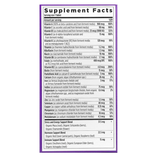 New Chapter, One Daily Every Woman's, мультивитамины, 72 вегетарианские таблетки