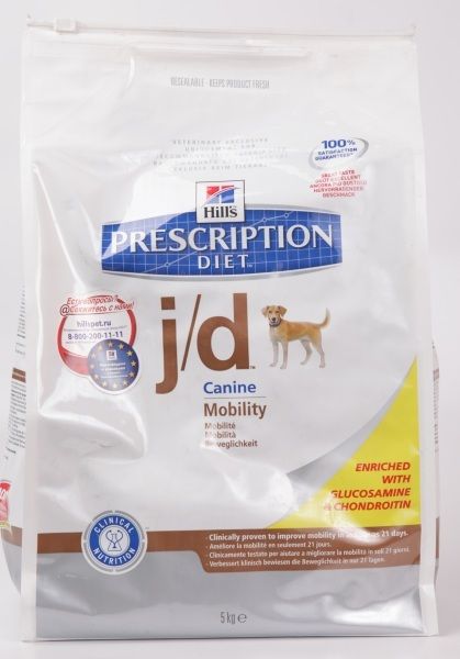Hill's PD j/d Canine Mobility для Здоровья Суставов
