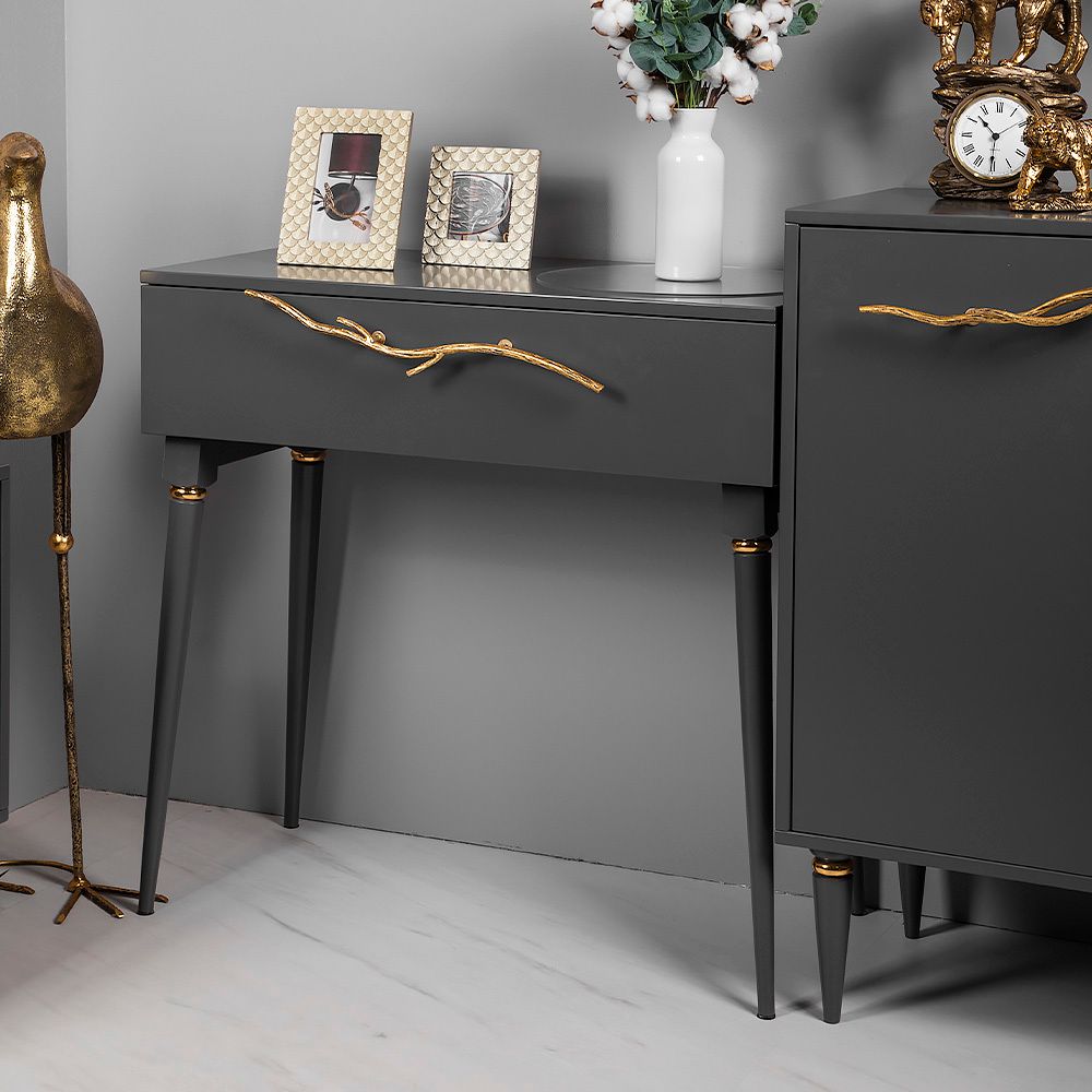 Ручка скоба мебельная Арт Бранч long Амбер