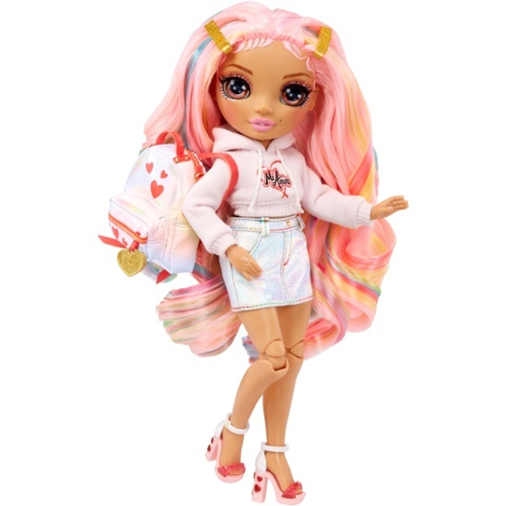 Кукла RAINBOW HIGH Junior Киа Харт 24 см розовая с аксесс. Рейнбоу Хай