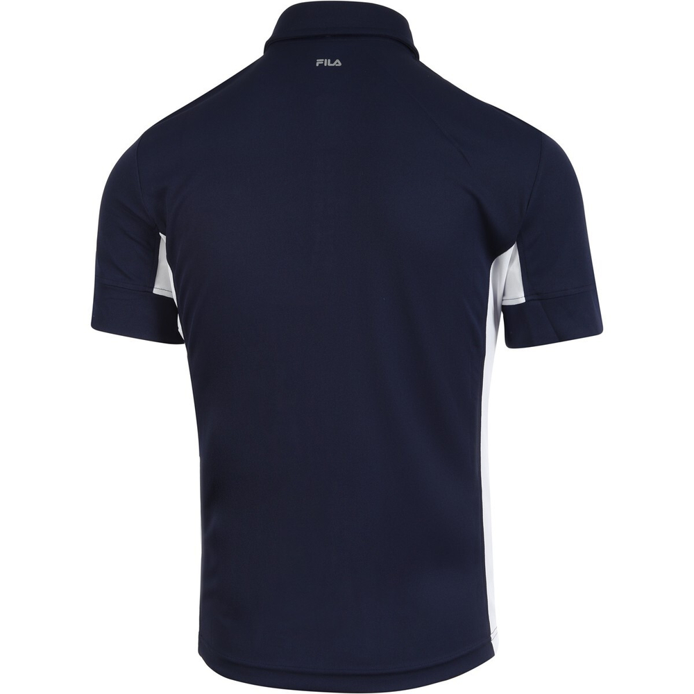 Мужское теннисное поло Fila Polo Toby M - peacoat/white alyssum