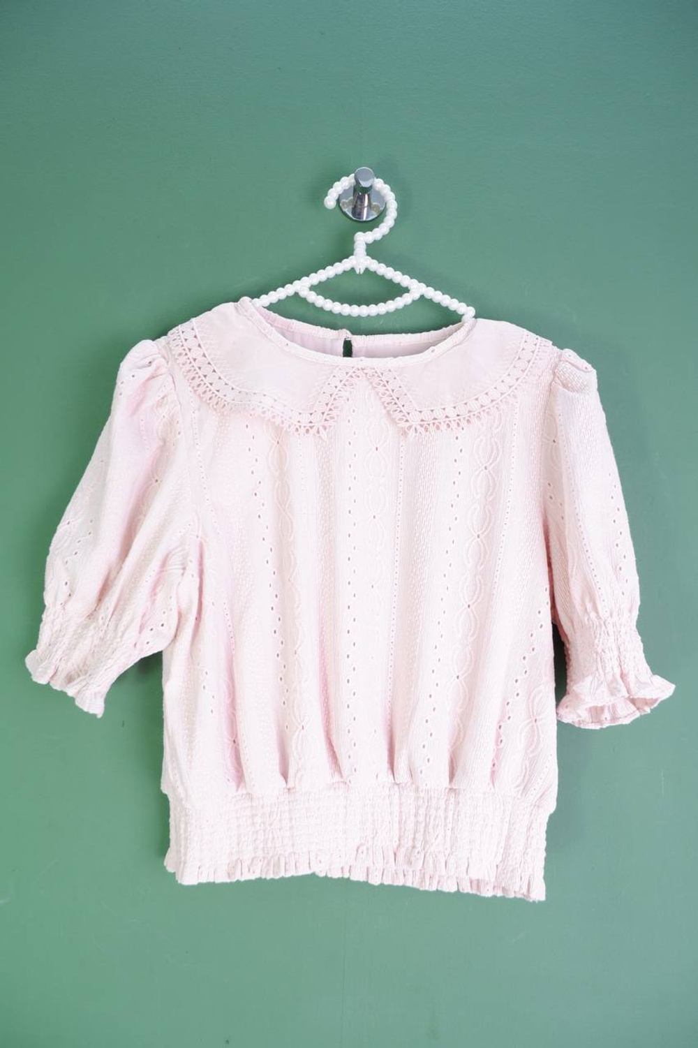 Блузка Forever New для кокетливого образа, маркировка XS, визуально 42 размер