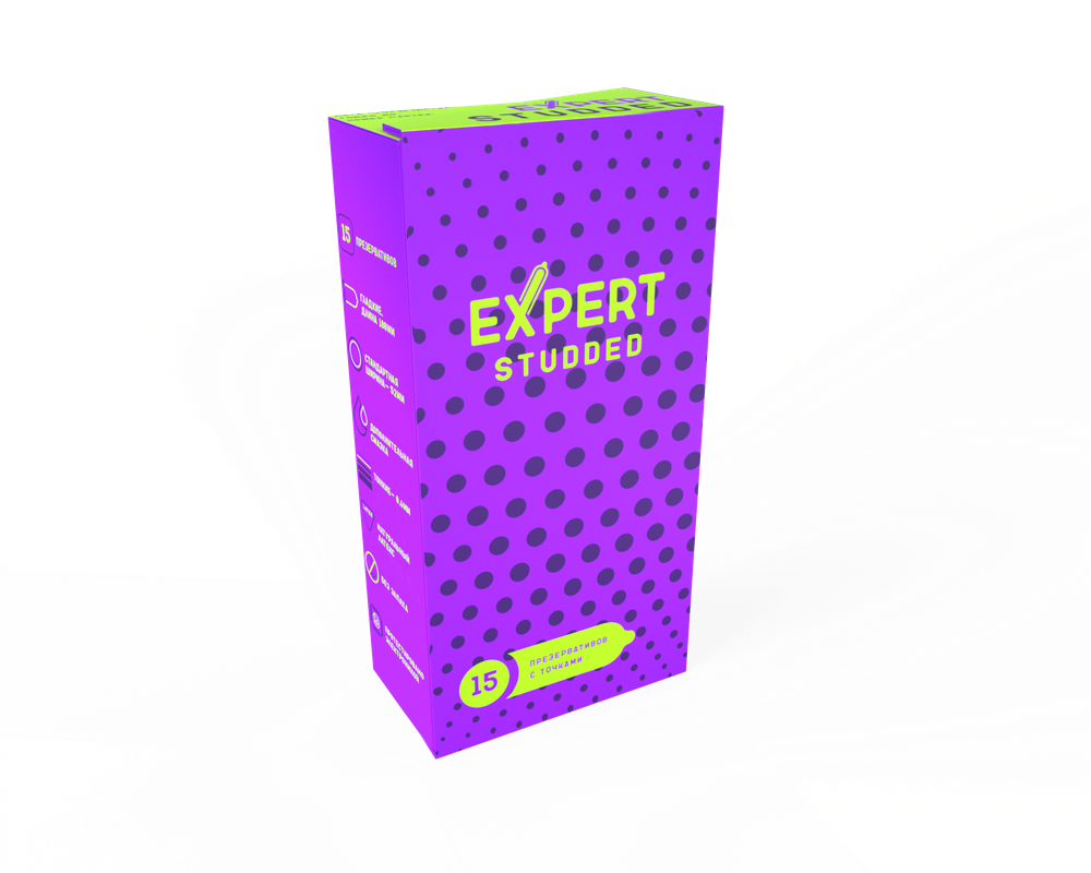 Презервативы Expert Studded 15 шт 9403ex