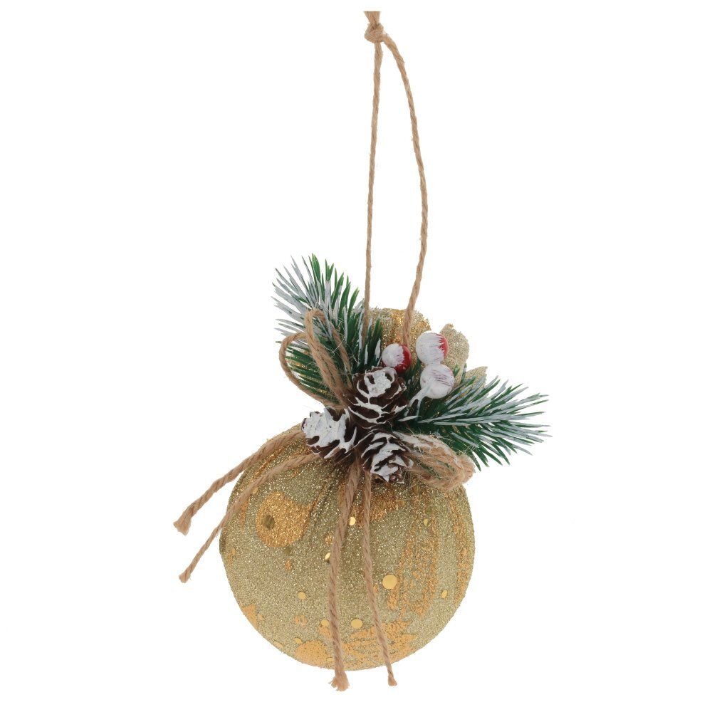 GAEM Набор из 3шт Украшение новогоднее "Шар", D 7.5 см, L23,5 W8 H11,5 см