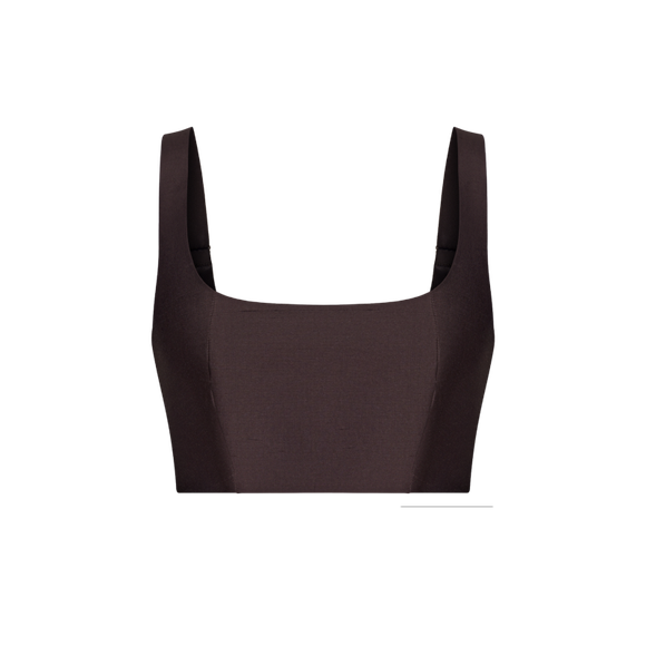 Кроп топ из шелка