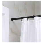 Карниз для ванной комнаты 280см сборный (черный)