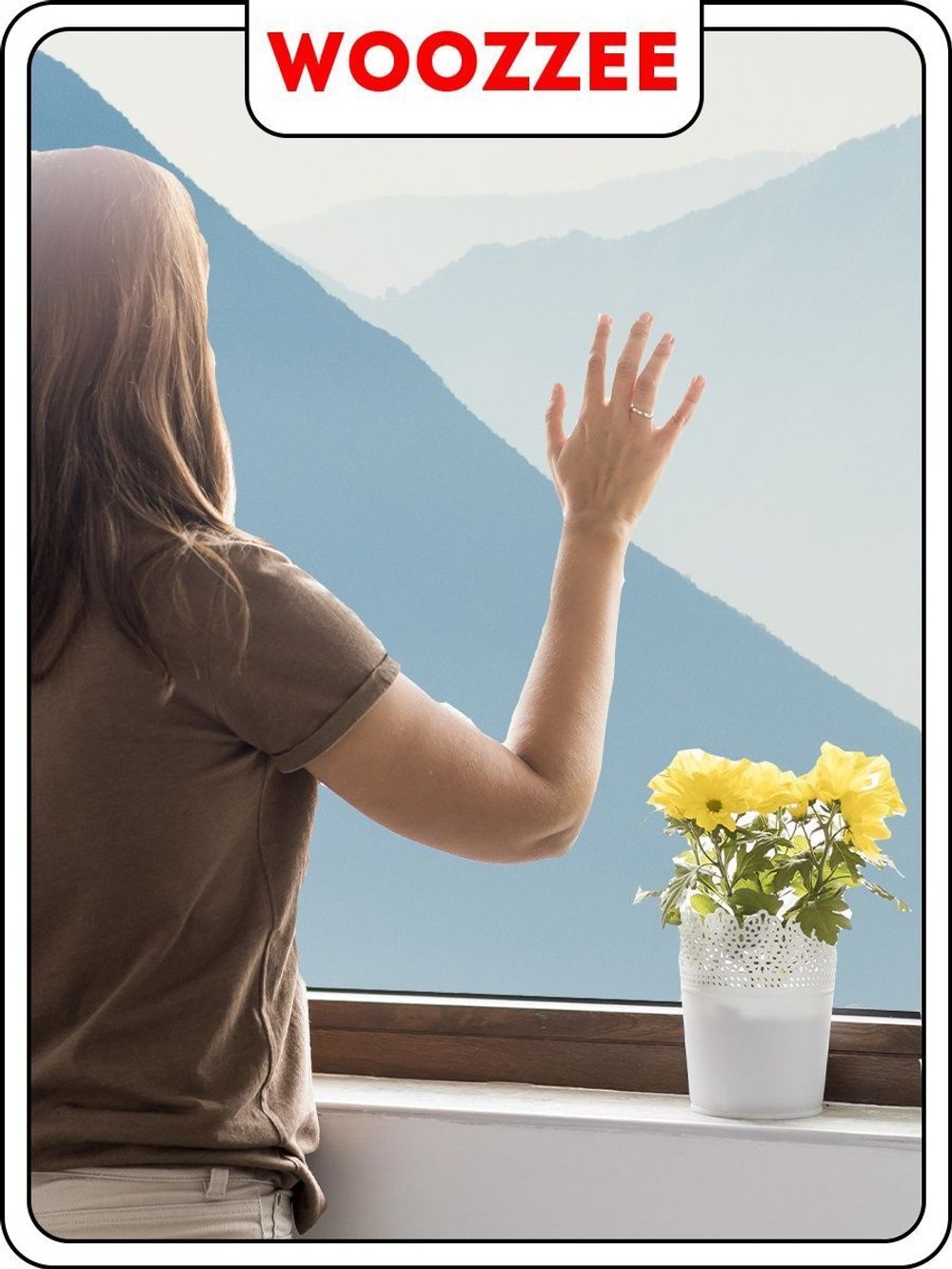 Наклейка "Декоративная пленка на окно 9"