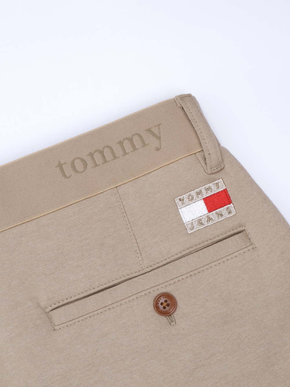 Брюки Tommy Jeans Tommy Collection Split-Hem Horseradish