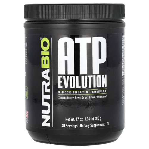 NutraBio, ATP Evolution, 480 г (17 унций)