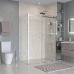 Душевой уголок BelBagno Marino 2-AH-1 150x90 стекло прозрачное/профиль хром