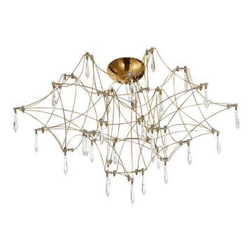 SL6601.202.78 Светильник потолочный ST-Luce Золотистый/Прозрачный LED 78*0,35W 3000K GRAVETTA