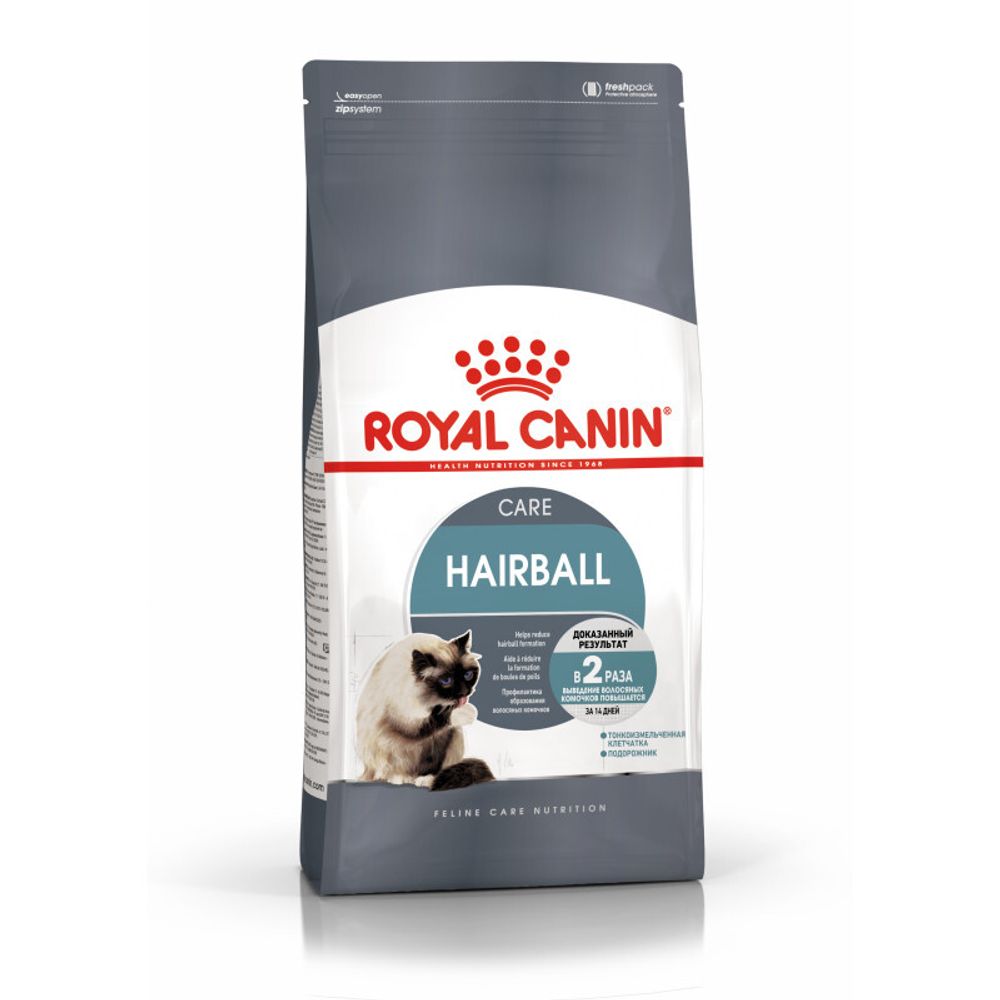 Royal Canin Hairball Care Корм сухой для взрослых кошек 0,4кг
