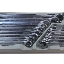 Набор ключей комбинированных 16пр.(6-19,22,24мм) в лотке RockForce##Rock FORCE RF-T5161