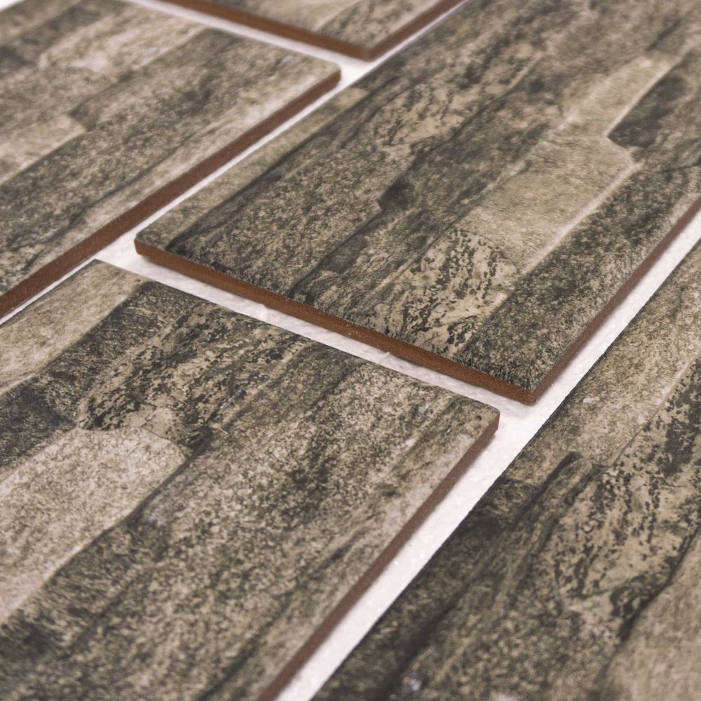 Beryoza Ceramica, Old Town Графит, 246x120x9 - клинкерная фасадная плитка