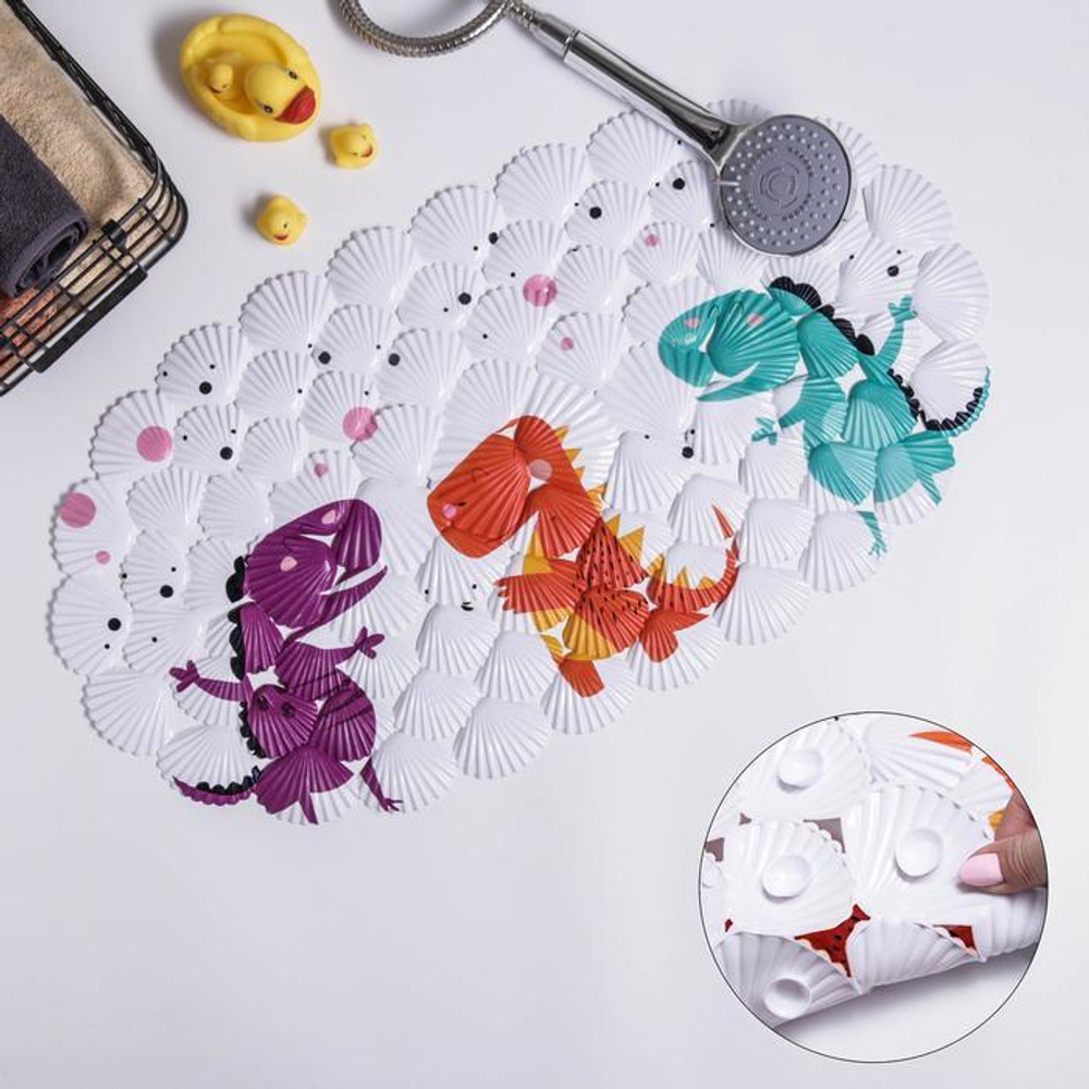 5407205 SPA-коврик для ванны на присосках Доляна «Драконы», 38×68 см