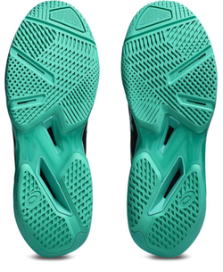 Мужские кроссовки теннисные Asics Solution Speed FF 4 - black/aurora green