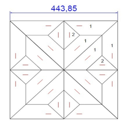 Модульный паркет Lab Arte Дуб Original №4-65 лак Хани