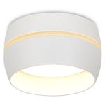 Светильник накладной,  GX53,  D90xH50мм,  IP20,  белый,  без лампы