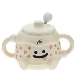 GAEM Кружка с крышкой и ложкой, 380 мл, L16 W11 H10 см, 4в.