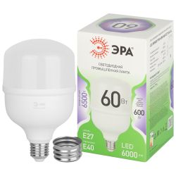 Лампа светодиодная ЭРА GREEN LINE LED POWER T100-60W-865-E27/E40 GL Е27/Е40 60 Вт колокол холодный свет | Лампы cветодиодные POWER