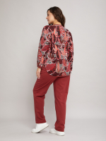 Костюм с брюками КБ-71/терракотовый-тропик