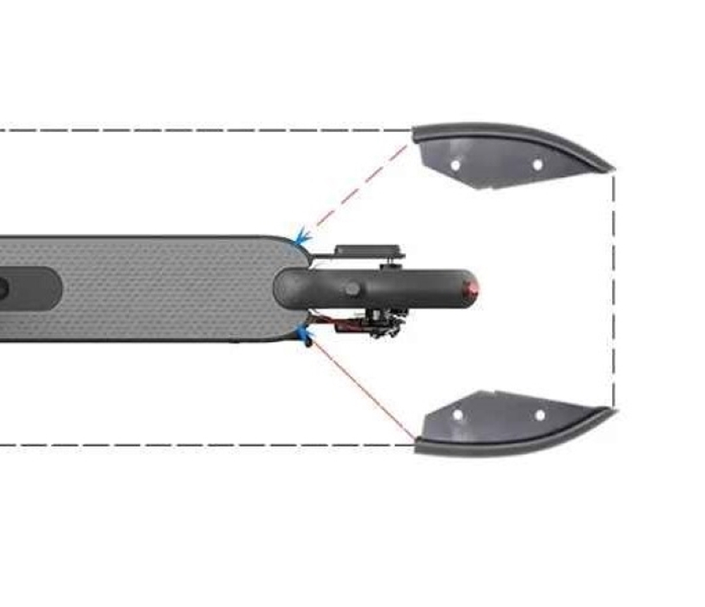 Заглушки пластиковые в деке для Xiaomi M365