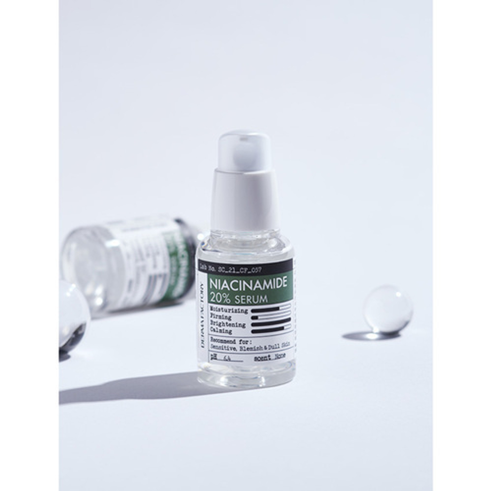 Сыворотка для лица с ниацинамидом - Derma Factory Niacinamide 20% serum, 30мл