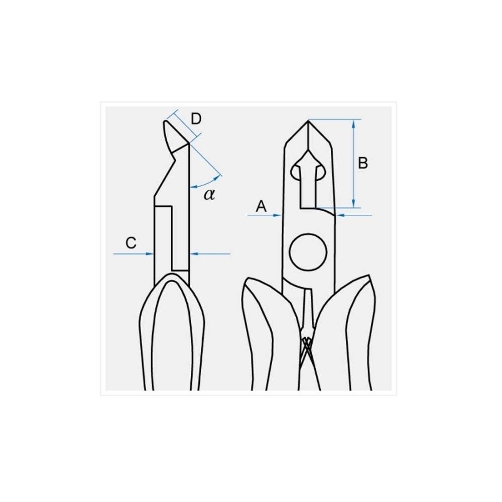KING TONY (6217-05) Бокорезы 118 мм, японский тип